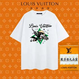 Louis Vuitton LV Rundhalspullover gedrucktes kurzärmeliges Herren-T-Shirt (15 Stile) -1816  