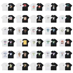 Casablanca Sommer Männer und Frauen locker casual kurzärmeliges T-Shirt Kollektion-1881  