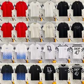 DIOR Kurzarmeliges beliebtes T-Shirt für Herren und Frauen-1999  