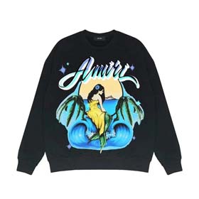 AMIRI Retro einfache Gepard Print Crew Hals Top (14 Stile) -2206  