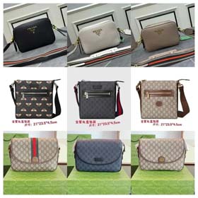 Prada Gucci Coach neue Mode Geschäft Männer Schultertasche-2309  