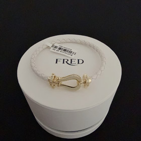 Feiden Voll Diamant Diamant Pferdeschuh Schnalle Armband-3977  