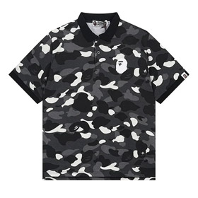 BAPE gestickte Camouflage Muster kurzärmeliges Polo Shirt T-Shirt (6 Stile) -2795  