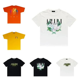 AMIRI Lovebirds gedruckt Rundhals Kurzarm T-Shirt-2815  