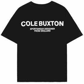 Cole Buxton klassischer Schriftzug Slogan Druck lockeres kurzärmeliges T-Shirt (26 Stile)-2847  